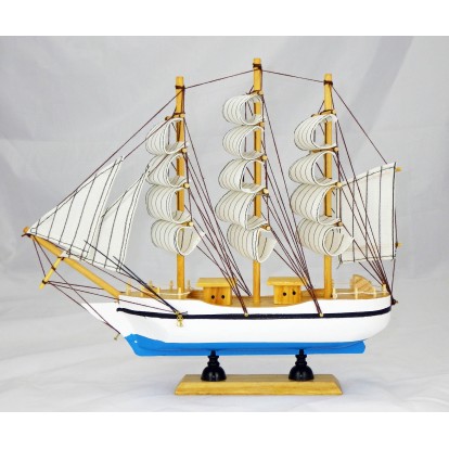 Maquette voilier 3 mâts 33 cm, modèle E.