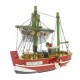 Maquette chalutier "Antje" 10 cm rouge