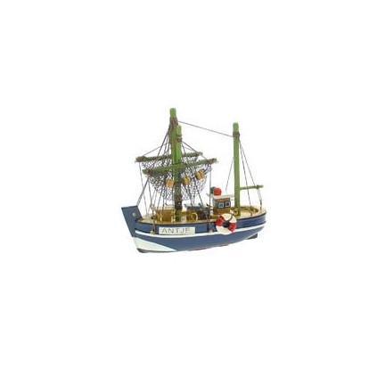 Maquette chalutier "Antje" 10 cm bleu
