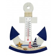 Thermomètre balancier ancre de bateau