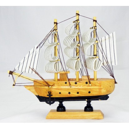 Maquette voilier Trois mâts 16 cm, modèle B.