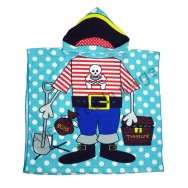 Poncho, Cape de bain Pirate en microfibre