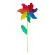 Moulin à vent fleur 42 cm - Décoration de jardin