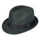 Chapeau style borsalino noir.