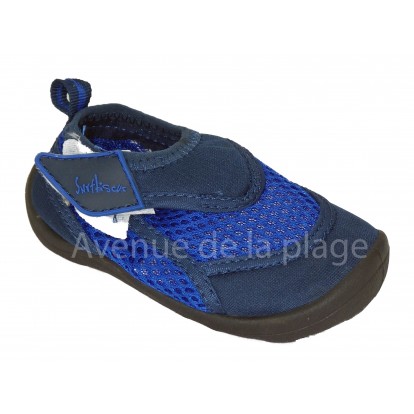 Chaussures néoprène bleues pour garçon, taille 22 au 27.