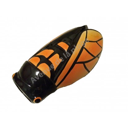 Cigale murale en céramique 20 cm - Déco de jardin