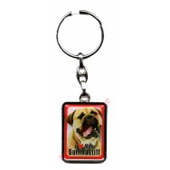Porte clef chien J'aime mon Bullmastiff