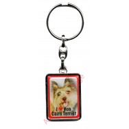 Porte clef chien J'aime mon Cairn Terrier