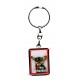 Porte clef chien J'aime mon Chihuahua noir.