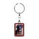 Porte clef J'aime mon Labrador noir.