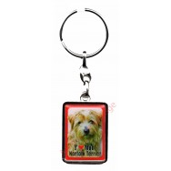 Porte clef J'aime mon Norfolk Terrier