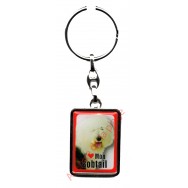 Porte clef J'aime mon Bobtail