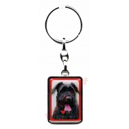 Porte clef J'aime mon Schnauzer Géant