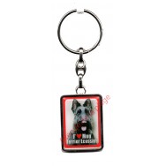 Porte clef J'aime mon Terrier Écossais