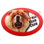 Magnet J'aime mon Chow Chow