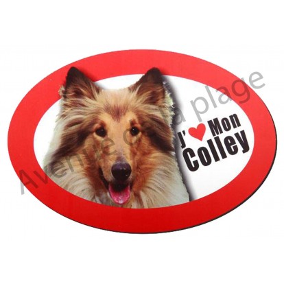 Magnet J'aime mon Colley