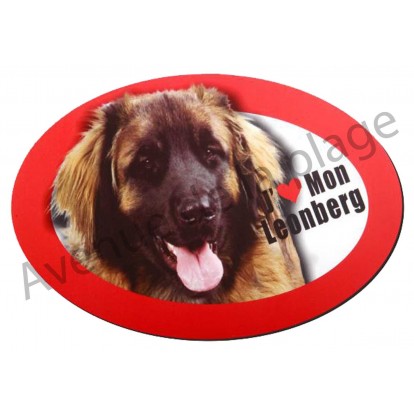 Magnet J'aime mon Leonberg