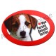Magnet J'aime mon Parson Russel Terrier