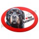 Magnet J'aime mon Rottweiller