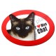 Magnet J'aime mon Chat Siamois.