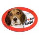 Magnet J'aime mon Beagle