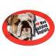 Magnet J'aime mon Bulldog Anglais