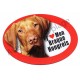Magnet J'aime mon Braque Hongrois