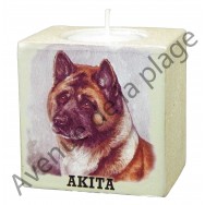 Bougeoir chien - Akita