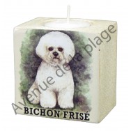 Bougeoir chien - Bichon Frisé