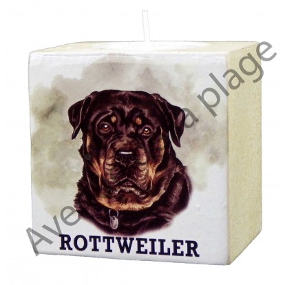 Bougeoir chien - Rottweiler modèle B.