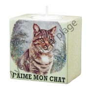Bougeoir J'aime mon chat