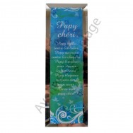 Miroir message "Papy Chéri"