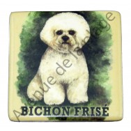 Magnet chien Bichon Frisé