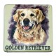 Aimant pour frigo chien Golden Retriever