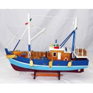 Maquette bateau de pêche aux casiers 45 cm
