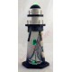 Phare marin en bois 26 cm lumineux, voilier.