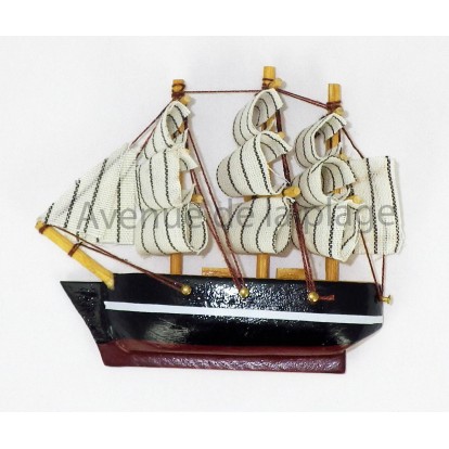 Magnet voilier Trois mâts - décoration marine - modèle F.