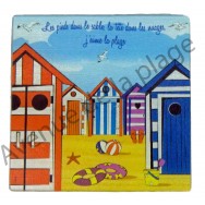Dessous de plat cabines de plage
