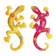 Lézard mural 22 cm en résine
