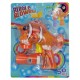 Pistolet à bulles de savon poisson clown orange fluo.