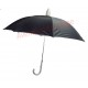 Parapluie noir avec étui télescopique
