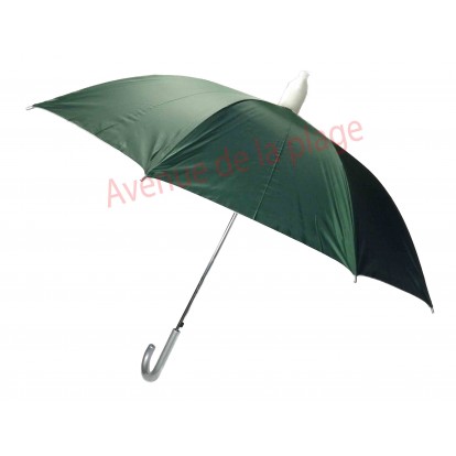 Parapluie vert avec étui télescopique