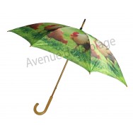 Parapluie animaux de la ferme : Poule et coq