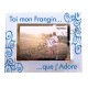 Cadre photo frère "Mon Frangin que j'adore"