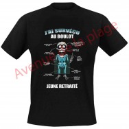 T-shirt humoristique "J'ai survécu au boulot"