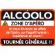 Plaque de porte Danger "Alcoolo"