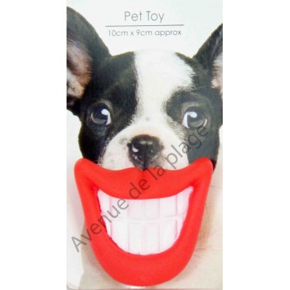 Jouet pour chien sourire