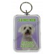 Porte clé J'aime mon chien - Bichon Maltais
