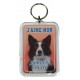 Porte clé J'aime mon chien - Border Collie
