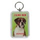 Porte clé J'aime mon chien - Boxer